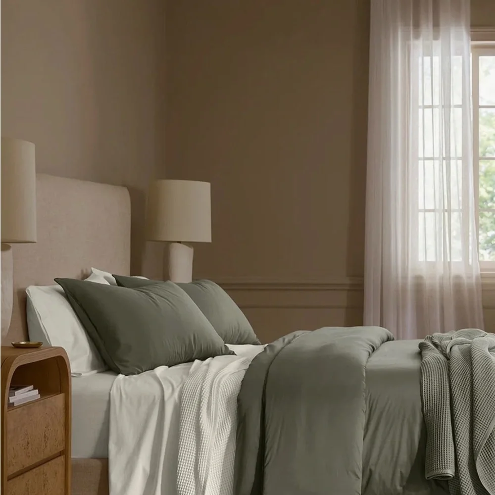Boll & Branch NWT King/Cal Signature Comforter NEW Color Juniper 🔥No offer item🔥